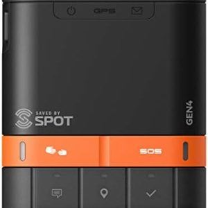 Spot Gen 4 Satellite GPS Messenger | Handheld Portable GPS Messenger for Hiking, Camping, Outdoor Activities | Globalstar Satellite Network Coverage | Subscription Applicable